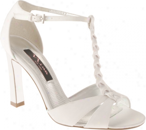 Nina Chanya (women's) - White Luster Satin