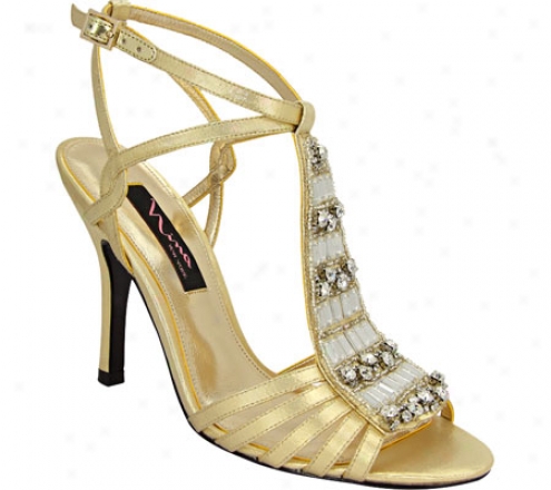 Nina Cortez (women's) - Gold Satin