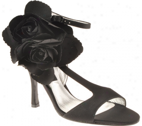 Nina Critia (women's) - Black Luster Satin