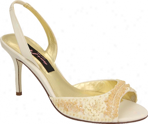 Nina Fiarra (women's) - Ivory Luster Satin