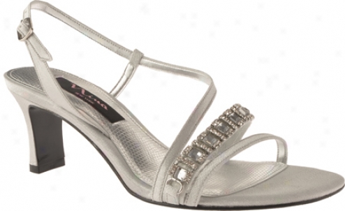 Nina Gerine (women's) - Silver Glimmer Satin