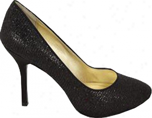 Nina Zelda (women's) - Black Glitter Mesh