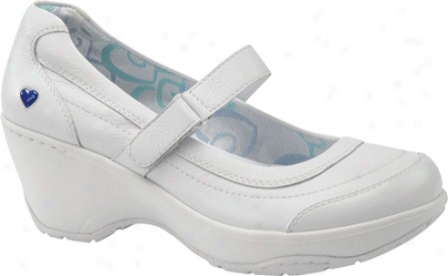 Nurse Mates Briana (women's) - White Full Grain Leather