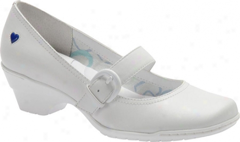 Nurse Mates Janae (women's) - White Full Grain Leather