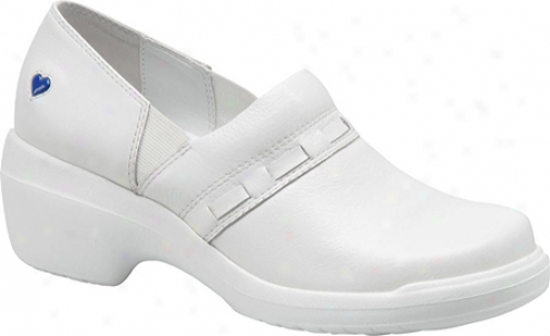 Nurse Mates Nelly (women's) - White Full Grain Leather