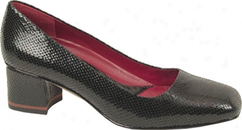 Oh! Shoes Midora (women's) - Black Python Print