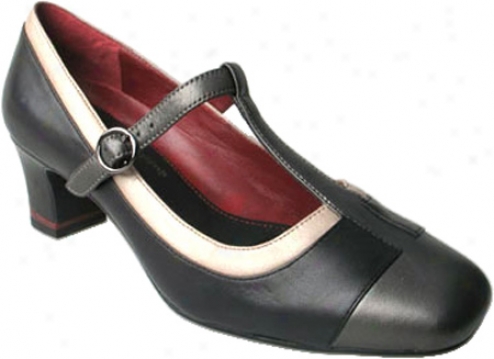 Oh! Shoes Milli (women's) - Black Nappa Combo