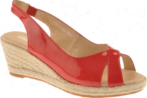 Oomphies Peek-a-boo (women's) - Red Patent