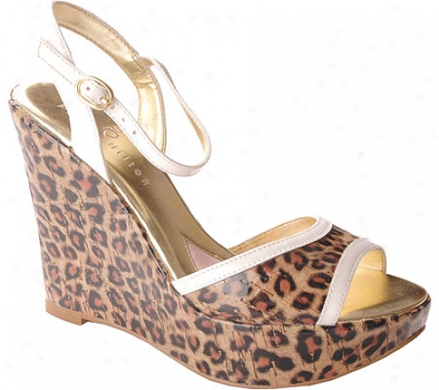 Paris Hilton Icon (women's) - White Patent/cheetah