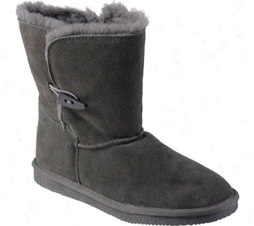 Pawz By Bearpaw Shearling Lined Suede Leather Boot (women's) - Grey