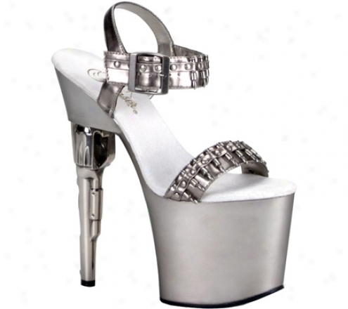 Pleaser Bond Girl 712 (women's) - Pewter