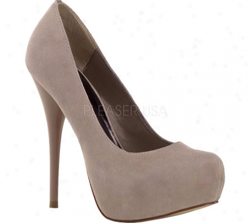 Pleaser Day & Night Gorgeous 20 (women's) - Blush Suede