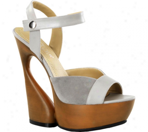 Pleaser Day & Night Swan 612 (women's) - Taupe Kid Leather/suede