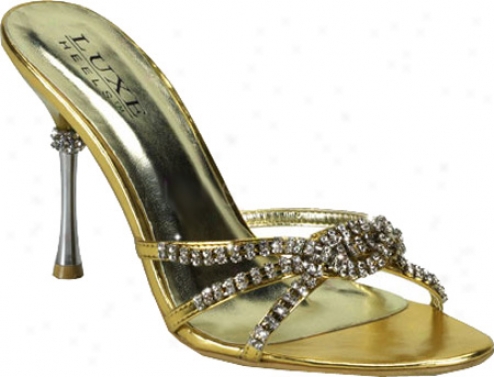 Pleaser Jewel 02 (women's) - Gold Metallic Pu