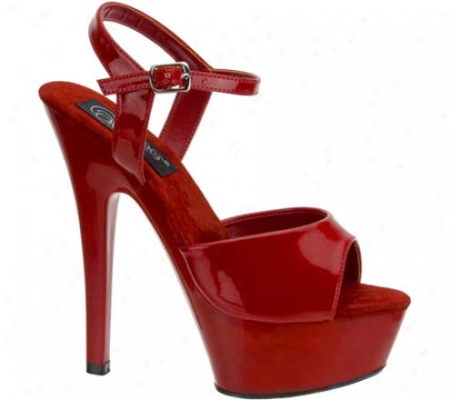 Pleaser Kiss 209 (women's) - Red/red