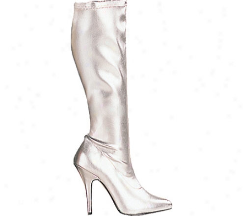 Pleaser Seduce 2000 (women's) - Silvery Stretch Pu