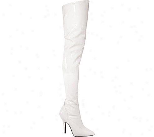 Pleaser Seduce 3000 (women's) - White Extent Patent