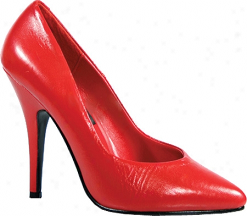 Pleaser Seduce 420 (women's) - Red Leather