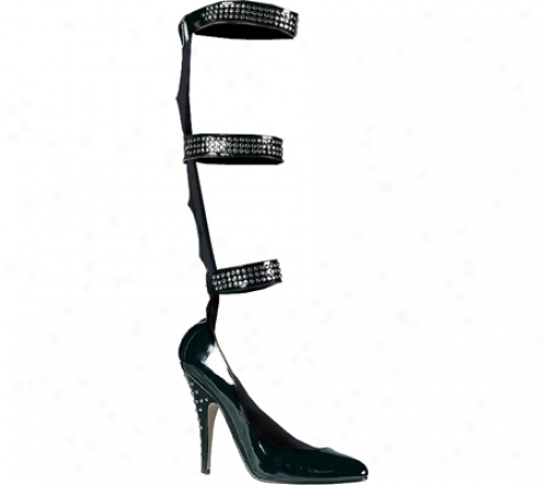 Pleaser Seduce 439 (women's) - Black Patent