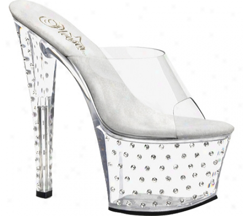 Pleaser Stardust 701 (women's) - Clear/clear