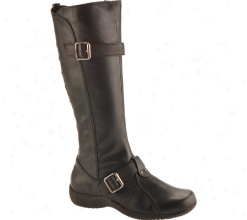 Portlandia Adventure (women's) - Black Burnizhed Calfskin