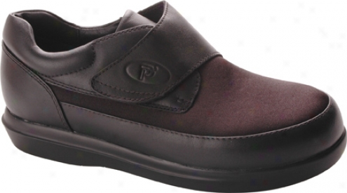 Propet Ped Walker 5 (womens') - Black Unruffled Leather/nylln