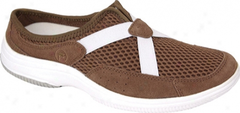 Propet Quicklite Walker (women's) - Light Brown/white