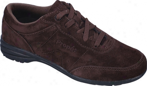 Propet Washable Walker Suede (women's) - Brownie