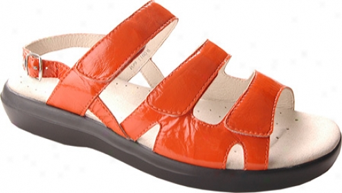 Propet Zephyr (women's) - Tangerine Patent