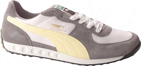 Puma Easy Rider Iii (women's) - White/lemonade/steel Grey