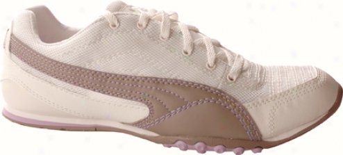 Puma K-street (women's) - Whisper White/fossil/orchid Bloom Purple