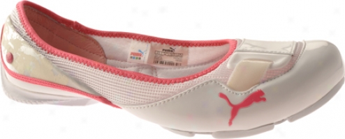 Puma Saba Ballet Gloss (women's) - White/gossamer Pink/fluo Pink