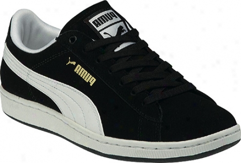 Puma Supersuede Eco (women's) - Black/white