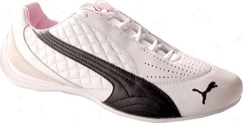 Puma Wheelspin (women's) - White/black/pink Lady