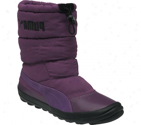 Puma Zooney Nylon Boot Wtr (women's) - Purple Magic/black