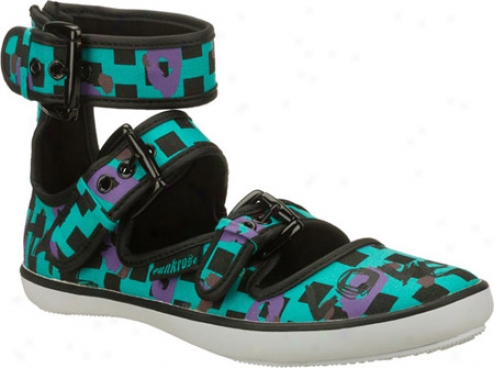 Punkrose Cleo Love Hate (women') - Turquoise/black