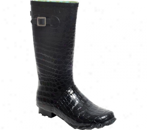 Rainbops Croc Style Rain Boot (women's) - Midnight Dreams