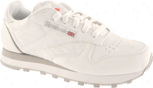 Reebok Classic Leather (women's) - White/light Grey