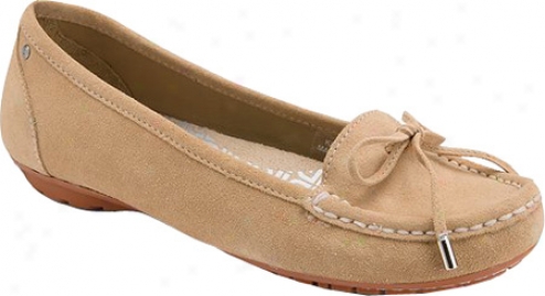 Rockport Etty Plain Moc (women's) - Dark Beige Suede