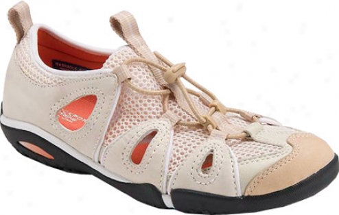 Rockport Famke Petal Bungee (women's) - Dark Beige/cream/dark Orange Leather/suede