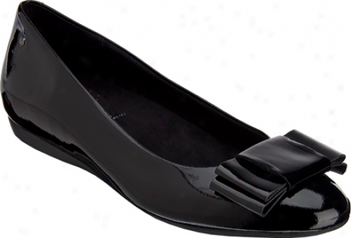 Rockport Faye Flat Bow Ballet (women's) - Black Patent