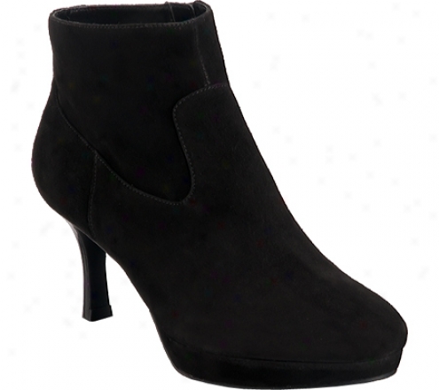 Rockport Juliet Bootie (women's) - Black Smooth Calf