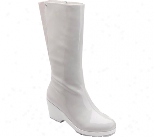 Rockport Lorraine Rainboot 2 (women's) - Warm Grey Patent Pu