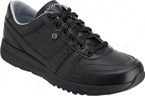 Rockport Zana Walking Sneaker (women's) - Black Tumbled/needleperf Leather