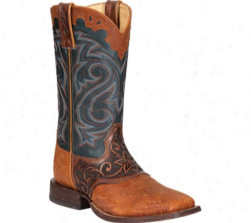 "rocky Handhewn Square 11"" 5004 (women's) - Tooled Saddle Cognac/navy"