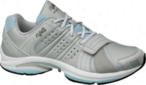 Ryka Synergy (women's) - Chrome Silver/blue Freeze/white/metallic Grey