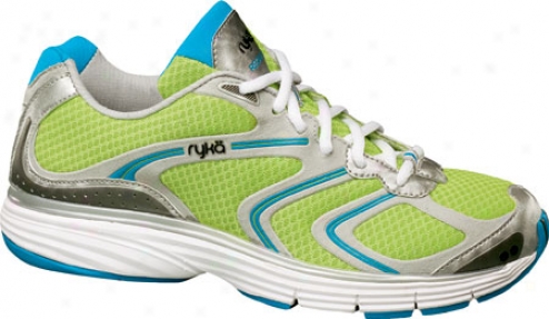 Ryka Virtue (women's) - Chrome Silver/yellow Glow/tahitian Sley/metallic