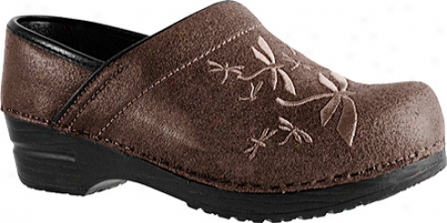 Sanita Clogs Professional Dragonfly (women's) - Dark Brown