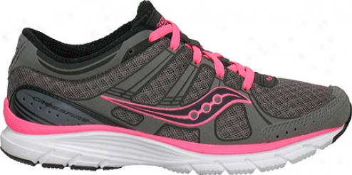 Saucony Grid Crossfire (women's) - Grey/pink