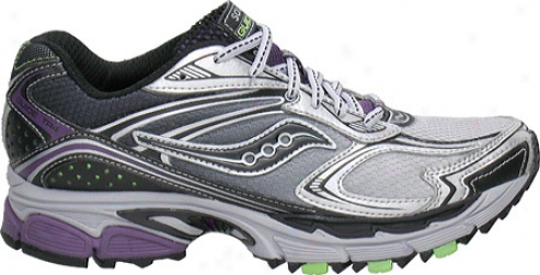 Saucong Progrid Guide Tr4 (women's) - Silver/black/purple